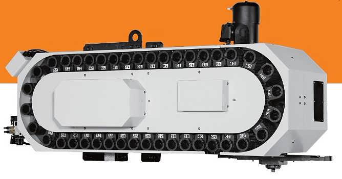 臥式加工中心使用什么類型的刀庫(圖3) 臥式加工中心使用什么類型的刀庫(圖3)