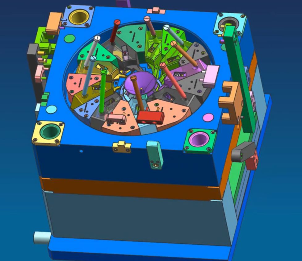 1585639955622006.jpg 加工中心這套葉輪模具如何設計?如何脫模?(圖5)